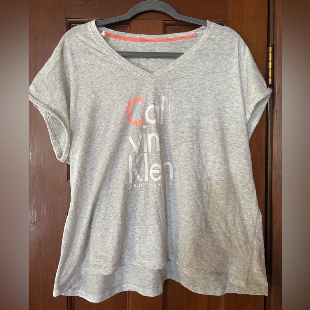 Calvin Klein Performance Gray Short Sleeve Tee